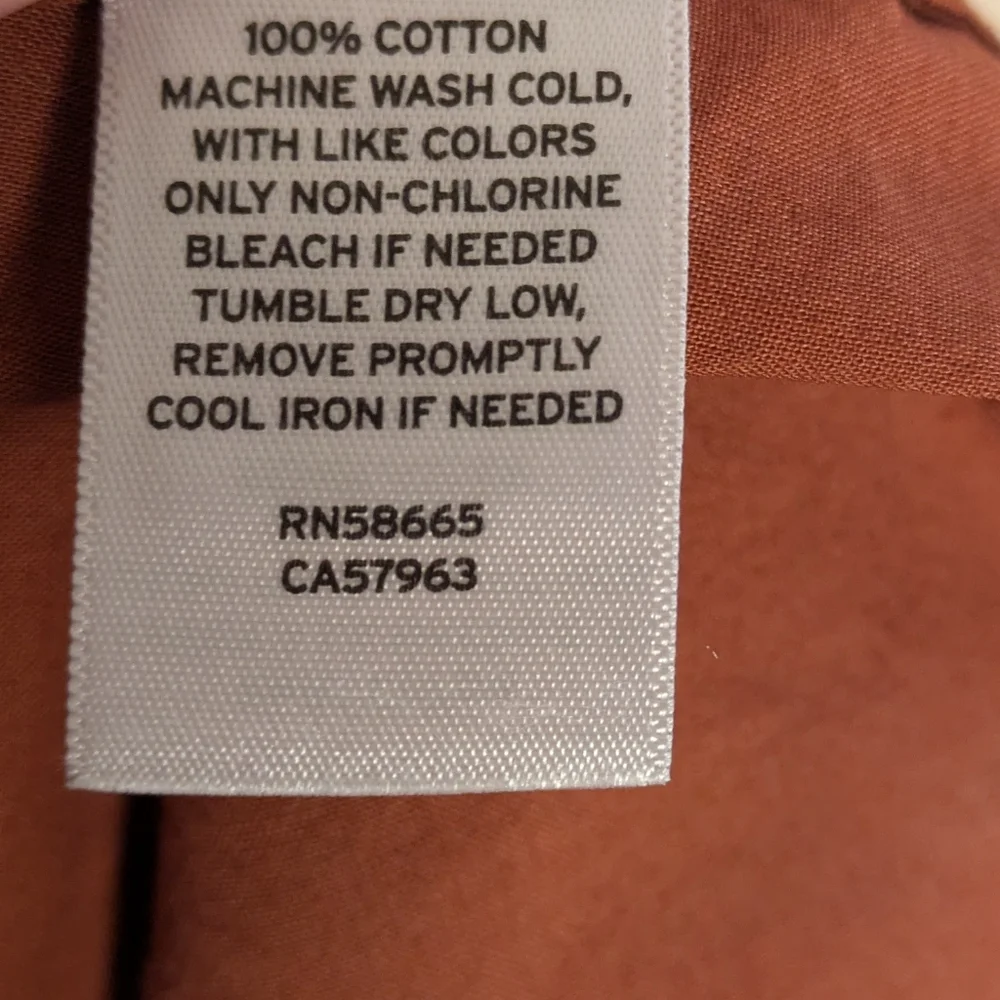 Melrose And Market Short-Sleeve Tiered Midi Dress - Terracotta - Picture 8 of 8